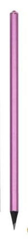 Ceruza, metál pink, rózsaszín SWAROVSKI® kristállyal, 14 cm, ART CRYSTELLA® (TSWC510)
