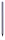 Ceruza, metál sötét lila, tanzanite lila SWAROVSKI® kristállyal, 14 cm, ART CRYSTELLA® (TSWC612)