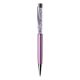 Golyóstoll, világoslila, felül világoslila SWAROVSKI® kristállyal töltve, 14 cm, ART CRYSTELLA® (TSWG044)