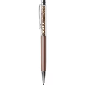   Golyóstoll, rózsa-arany, felül topáz SWAROVSKI&reg; kristállyal töltve, 14 cm, ART CRYSTELLA&reg; (TSWG402)