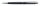 Golyóstoll, fekete Lille Pen, fehér SWAROVSKI® kristállyal, 14cm, ART CRYSTELLA® (TSWGL031)