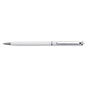   Golyóstoll, fehér SLIM, fehér SWAROVSKI® kristállyal, 13 cm, ART CRYSTELLA® (TSWGS559)