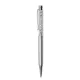 Golyóstoll, ezüst, felül fehér SWAROVSKI® kristállyal töltve, 14 cm, ART CRYSTELLA® (TSWGT230)