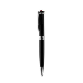   Golyóstoll, fekete, Rimini, light siam piros SWAROVSKI&reg; kristállyal, 14 cm, ART CRYSTELLA&reg; (TSWXGF459)