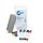 Tisztítófolyadék, táblához, szivaccsal, törlőkendővel, mágnessel, táblafilccel, 125 ml, AF Whiteboard cleaning kit (TTIAWBK000)