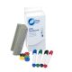 Tisztítófolyadék, táblához, szivaccsal, törlőkendővel, mágnessel, táblafilccel, 125 ml, AF Whiteboard cleaning kit (TTIAWBK000)
