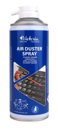 Sűrített levegős porpisztoly, gyúlékony, 400 ml, VICTORIA TECHNOLOGY (TTIVLEV400GY)
