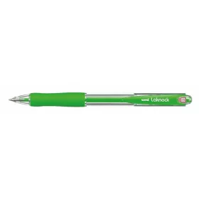   Golyóstoll, 0,3 mm, nyomógombos, UNI SN-100 Laknock, zöld (TU10041)