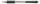 Golyóstoll, 0,4 mm, nyomógombos, UNI SN-101 Laknock Fine, fekete (TU11011)