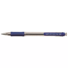   Golyóstoll, 0,4 mm, nyomógombos, UNI SN-101 Laknock Fine, kék (TU11031)