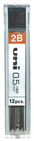 Grafitbél, 2B, 0,5 mm, UNI UL-1405 (TU14054)