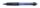 Golyóstoll, 0,3 mm, nyomógombos, UNI SN-227 Powertank, kék (TU227311)
