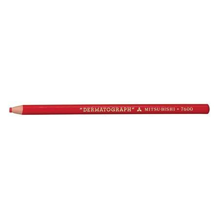 Jelölőceruza, UNI, Dermatograph, piros (TU7600P12)