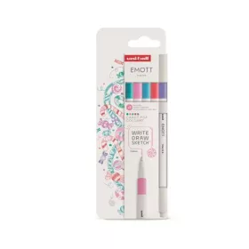   Tűfilc készlet, 0,4 mm, UNI Emott Candy Pop, 5 különböző szín (TUCANDY5)