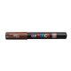 Dekormarker, 0,7-1,0 mm, UNI Posca PC-1M, barna (TUPC1MB)