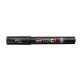 Dekormarker, 0,7 mm, UNI Posca PC-1MR, fekete (TUPC1MRF)
