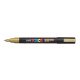 Dekormarker, 0,9-1,3 mm, UNI Posca PC-3M, arany (TUPC3MA)