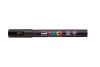 Dekormarker, 0,9-1,3 mm, UNI Posca PC-3M, fekete (TUPC3MF)
