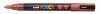 Dekormarker, 0,9-1,3 mm, UNIPosca PC-3ML, fényes piros (TUPC3MFP)