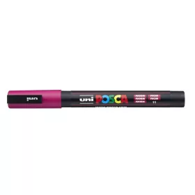 Dekormarker, 0,9-1,3 mm, UNI Posca PC-3M, fukszia (TUPC3MFU)