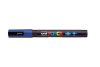 Dekormarker, 0,9-1,3 mm, UNI Posca PC-3M, kék (TUPC3MK)