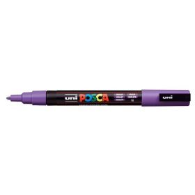 Dekormarker, 0,9-1,3 mm, UNI Posca PC-3M, lila (TUPC3ML)
