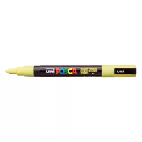   Dekormarker, 0,9-1,3 mm, UNI Posca PC-3M, napsárga (TUPC3MNS)