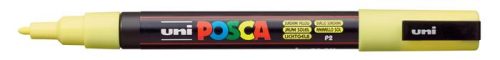 Dekormarker, 0,9-1,3 mm, UNI Posca PC-3M, napsárga (TUPC3MNS)