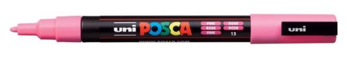 Dekormarker, 0,9-1,3 mm, UNI Posca PC-3M, rózsaszín (TUPC3MR)