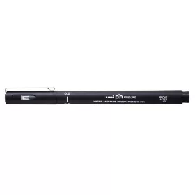 Rajzmarker, 0,5 mm, UNI PIN, fekete (TUPIN05F)