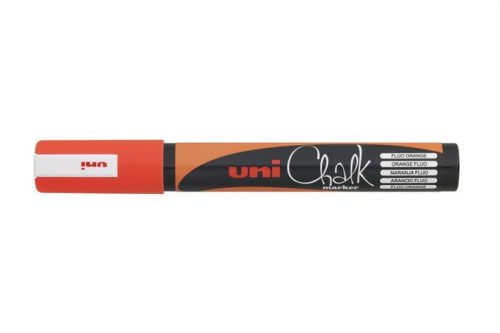 Krétamarker, 1,8-2,5 mm, UNI PWE-5M, fluor narancs (TUPWE5MN)