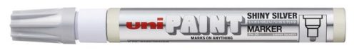 Lakkmarker, 2,2-2,8 mm, UNI PX-20, fényes ezüst (TUPX20FE)