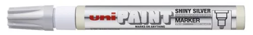 Lakkmarker, 2,2-2,8 mm, UNI PX-20, fényes ezüst (TUPX20FE)