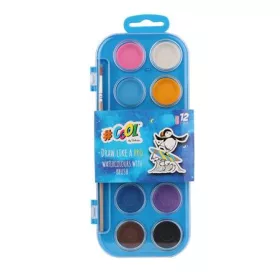 Vízfesték, 12 szín, 28 mm, COOL BY VICTORIA (TVC013)