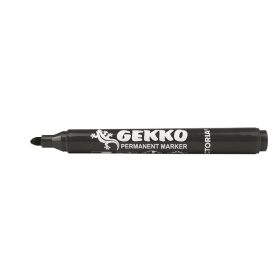   Alkoholos marker, 1-3 mm, kúpos, VICTORIA OFFICE, Gekko, fekete (TVI4604FK)