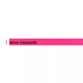 Karszalag, 3/4, tyvek, neon rózsaszín (TYV016)