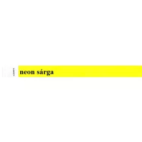 Karszalag, 3/4, tyvek, neon sárga (TYV017)