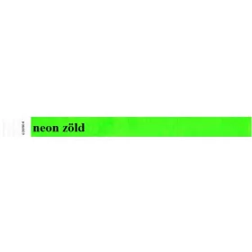 Karszalag, 3/4, tyvek, neon zöld (TYV018)