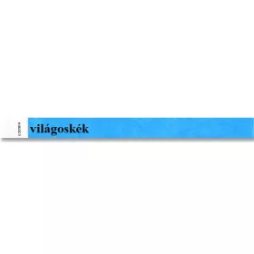 Karszalag, 3/4, tyvek, világos kék (TYV021)