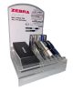 Golyóstoll display, 0,24 mm, teleszkópos, ZEBRA SL-F1, kék (TZ01943)