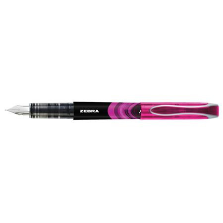 Töltőtoll, 0,6 mm, ZEBRA Fountain pen, pink (TZ19678)