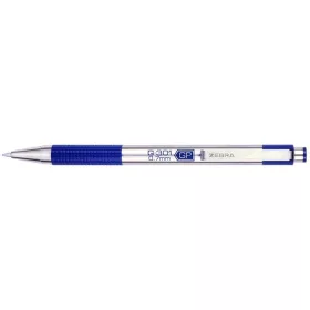   Zseléstoll, 0,38 mm, nyomógombos, ZEBRA G-301, kék (TZ20732)