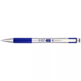   Zseléstoll, 0,38 mm, nyomógombos, ZEBRA G-301, kék (TZ20732)