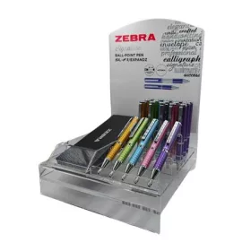   Golyóstoll display, 0,24 mm, teleszkópos, ZEBRA SL-F1, kék, világos színek (TZ23000)
