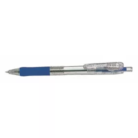   Golyóstoll, 0,21 mm, nyomógombos, ZEBRA Tapli Clip ECO, kék (TZ38332)