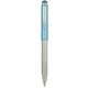 Golyóstoll, 0,24 mm, teleszkópos, rozsdamentes acél, világoskék tolltest, ZEBRA Telescopic Metal Stylus, kék (TZ46616)