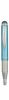 Golyóstoll, 0,24 mm, teleszkópos, rozsdamentes acél, világoskék tolltest, ZEBRA Telescopic Metal Stylus, kék (TZ46616)