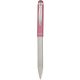 Golyóstoll, 0,24 mm, teleszkópos, rozsdamentes acél, pink tolltest, ZEBRA Telescopic Metal Stylus, kék (TZ46617)