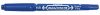 Alkoholos marker, 0,5/1,0 mm, kétvégű, ZEBRA Mckie Extra Fine, kék (TZ50352)