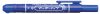 Alkoholos marker, 1,3 mm, nyomógombos, ZEBRA Mckie Retractable, kék (TZ51062JP)
